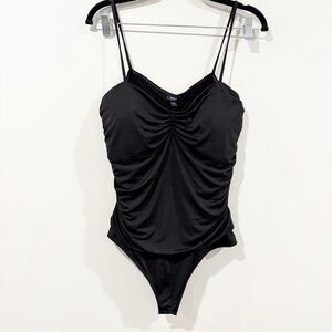 Express Body Contour Ruched Bodysuit